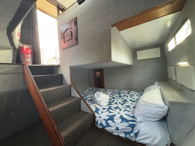 Upper deck views on MV Coolongolook